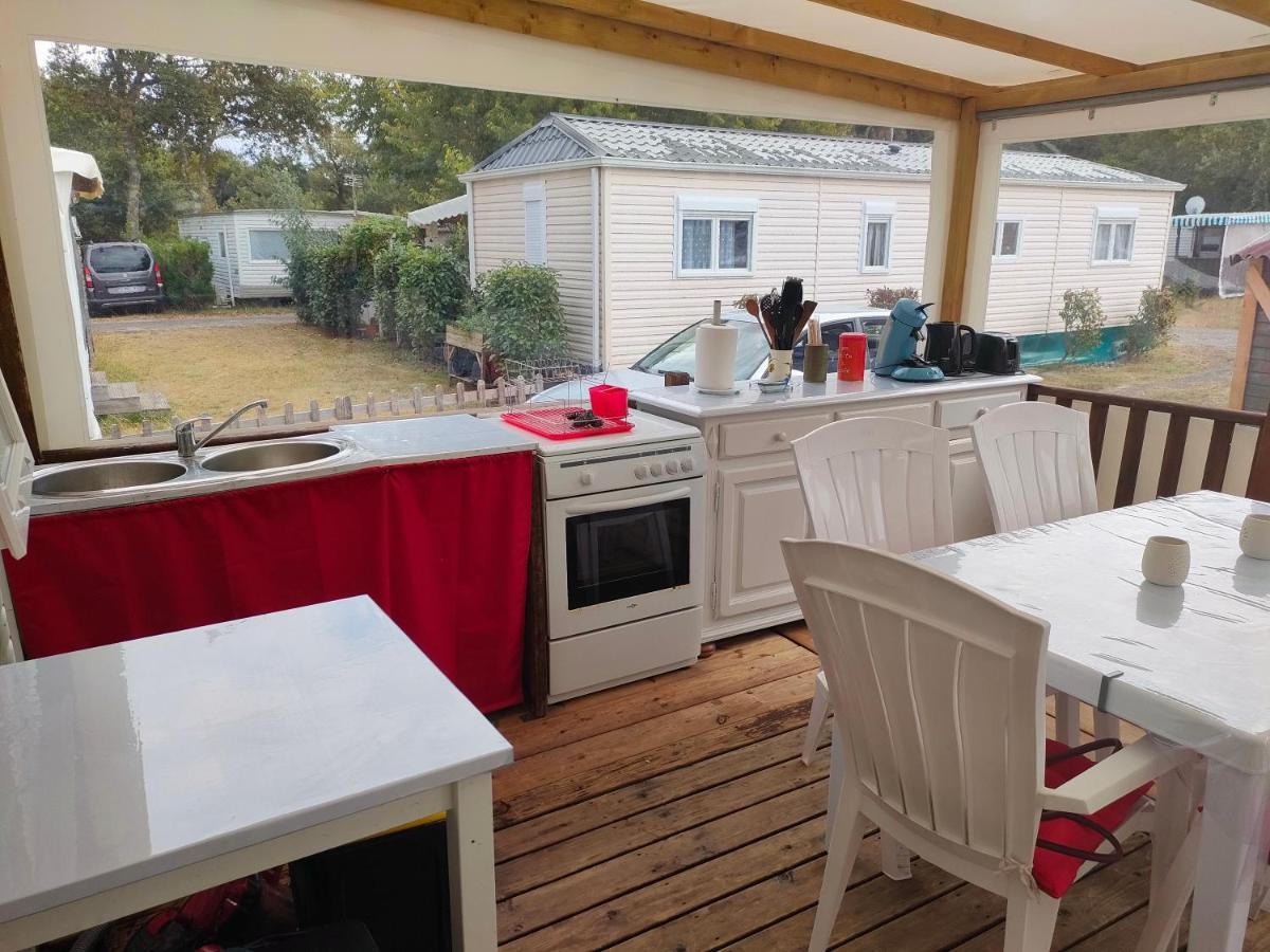 Mobil Home Climatise Au Domaine Lalande A Mimizan-Plage Exteriör bild