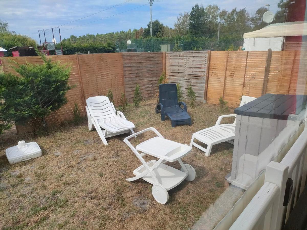 Mobil Home Climatise Au Domaine Lalande A Mimizan-Plage Exteriör bild