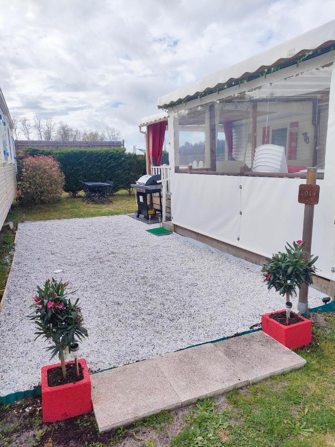Mobil Home Climatise Au Domaine Lalande A Mimizan-Plage Exteriör bild